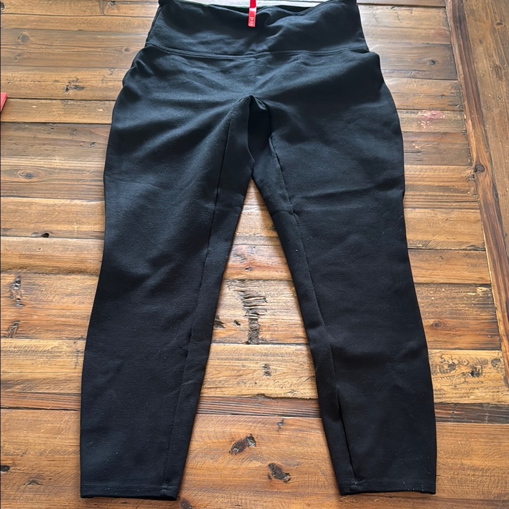 SPANX Black High-Rise Leggings